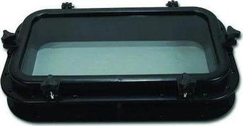 LUMBOZ İÇTEN MONTAJ DİKDÖRTGEN SİYAH 30x50cm