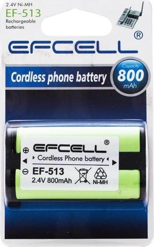 EF-513 2.4V 800 Mah Telsiz Telefon Pili