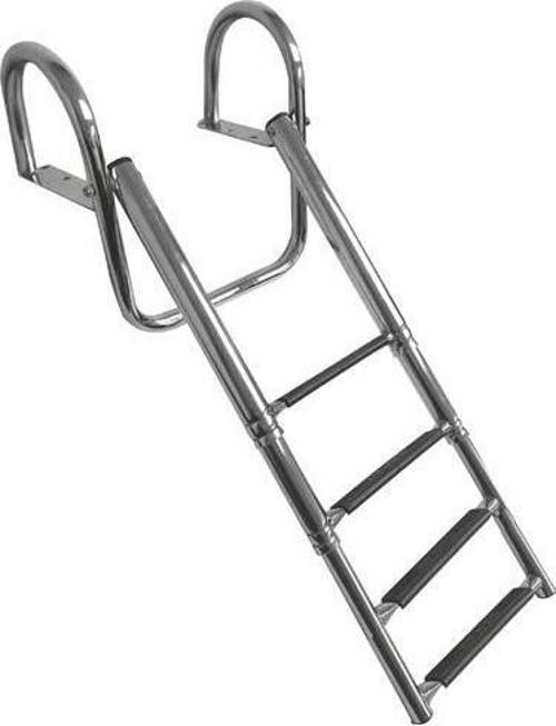 PLATFORM ÜSTÜ TELESKOPİK KROM MERDİVEN 4'LÜ