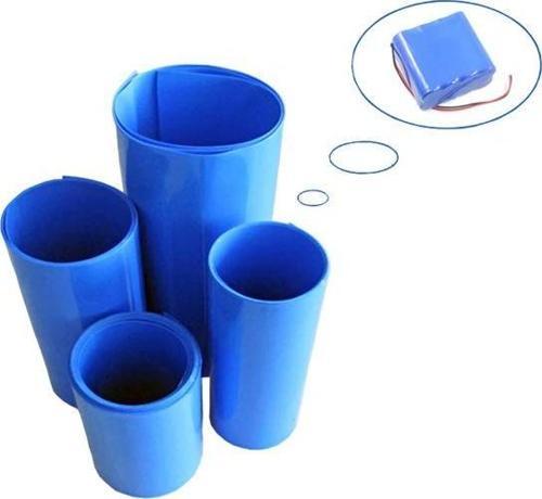 Powermaster 1 Kg Metre Isı Borusu Mavi Shrink 35 Mm 18650 Pil Yalıtım Isı Büzülme Kablo Kılıfı