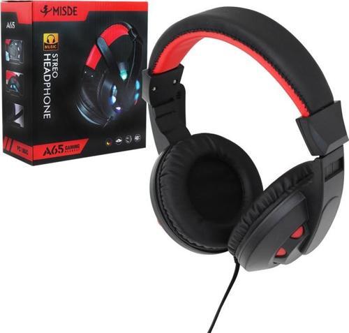 A65 Rgb Işıklı 3.5Mm Aux Girişli Kulaküstü Mikrofonlu Oyuncu Kulaklık
