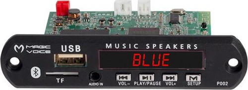 MP5 USB-SD-MMC-Bluetooth 12V-500mA Kumandalı Oto Teyp Çevirici Dijital Video Player Board