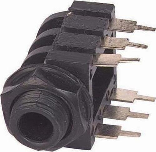 6.3 MM STEREO YATIK GİTAR JACK ŞASE
