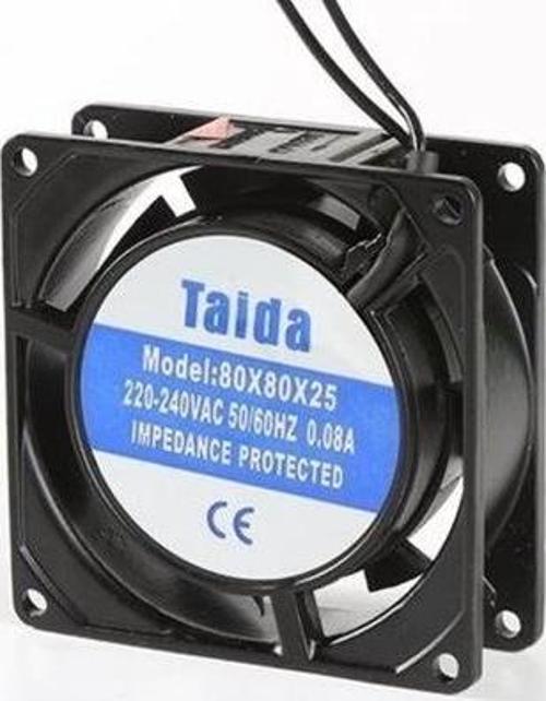Tidar Kare Fan 80x80x25 (220v AC)