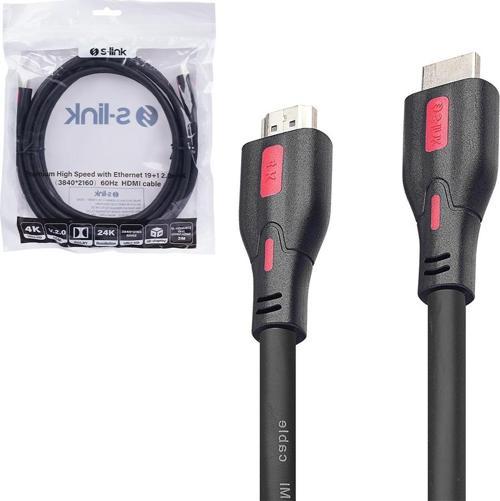 SL-HDM4k13 19+1 Hdmi To Hdmi 3m V2.0 4k 3840 2160 60hz Kablo