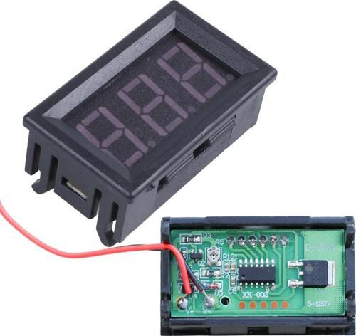 Ayt Powermaster Ic278-1 Dijital Voltmetre Dc 5-120 Volt 2 Pin Lcd Ekran Voltaj Göstergesi