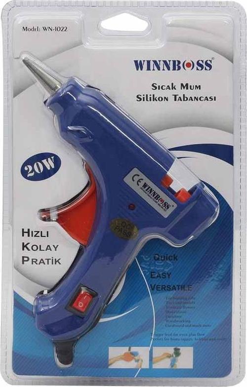Winnboss WN-1022 Anahtarlı 20 Watt Küçük Silikon Tabancası Sıcak Silikon Tabancası