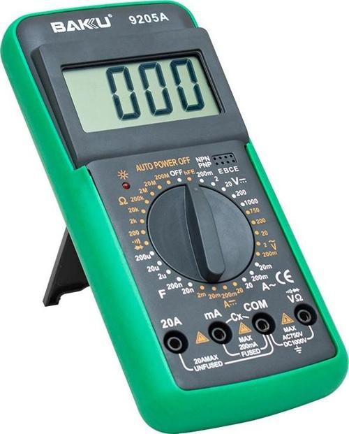Ayt Baku BA-9205A Dijital Multimetre Ölçü Aleti Dc Ac Akım Ölçer Ölçüm Cihazı