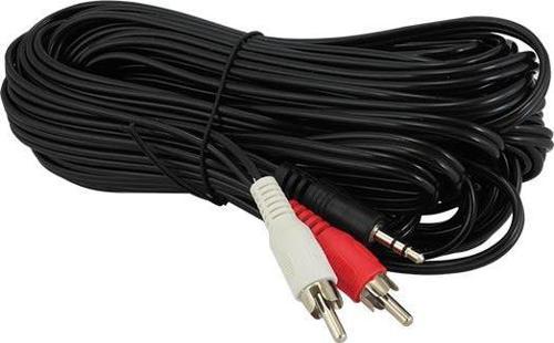 Ayt 2 RCA 3.5mm Stereo Kablo 10 Metre Ses Kablosu