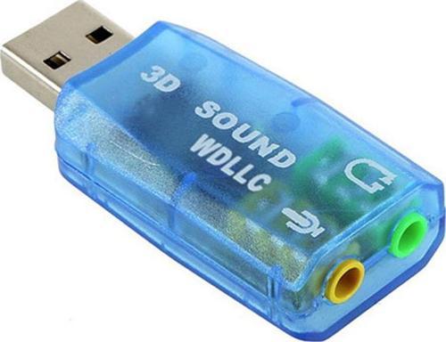 Ayt 5.1 Kanal Usb 2.0 Ses Kartı Channel Usb Girişini Kulaklık Mikrofon Girişine Çevirici Dönüştürücü Aparat 