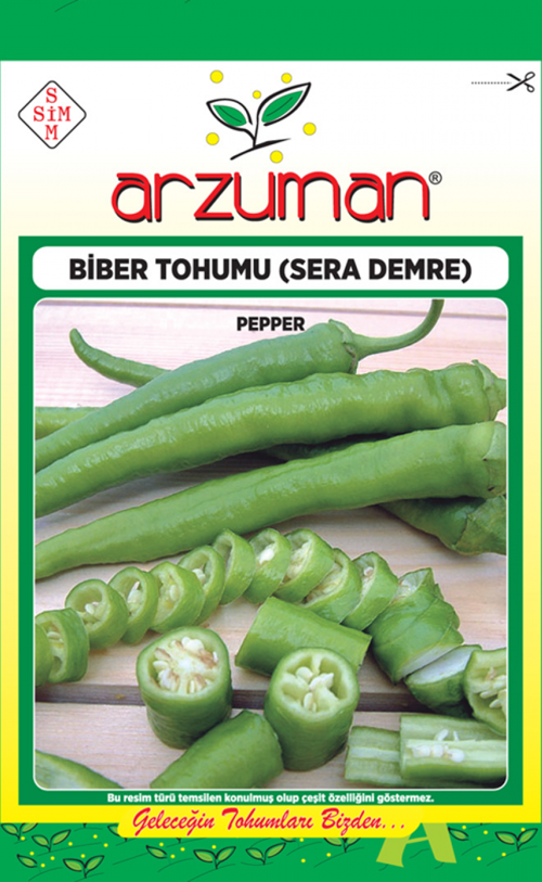 DEMRE BİBER TOHUMU 10 GR ORT 1200 AD TOHUM
