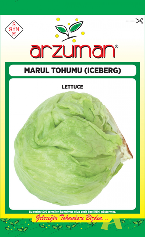 İCEBERG MARUL TOHUMU 5 GR ORT 3750 AD TOHUM