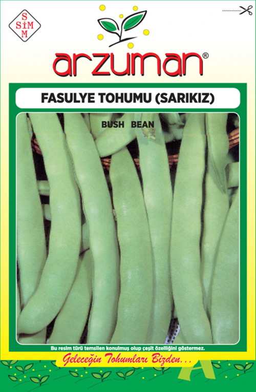 SARIKIZ OTURAK FASULYE TOHUMU 50 GR