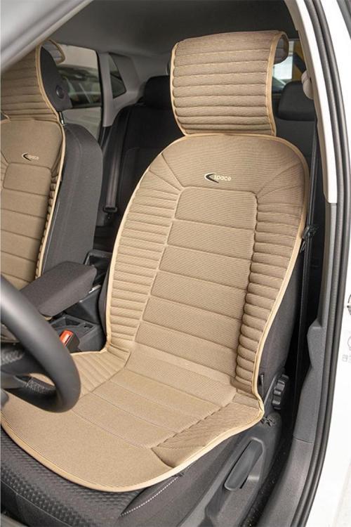 Ford Focus 3 Lüx Oto Koltuk Minderi Ön 2'li Set Bumerang Serisi BEJ