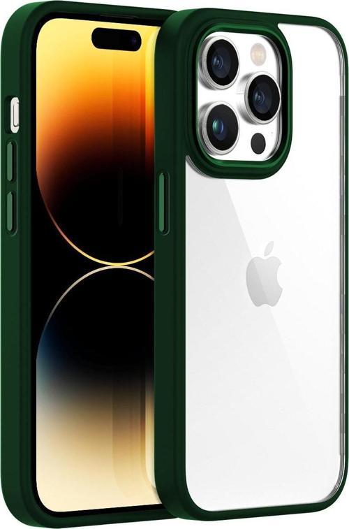 Iphone 14 Pro New Air Bumper Kılıf Yeşil