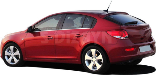 Chevrolet Cruze Uyumlu Hatchback Krom Cam Çıtası 6 Parça 2011 Üzeri