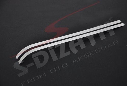 Citroen Berlingo Uyumlu Krom Sürgülü Kapı Çıtası 2 Parça 2008-2018