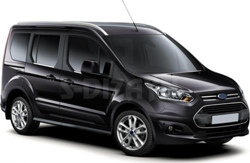 Ford Connect Uyumlu Krom Cam Çıtası 4 Parça. 2015 Üzeri