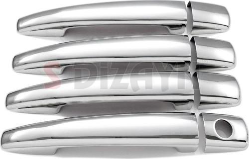 Citroen C4 Uyumlu Krom Kapı Kolu 4 Kapı 2005-2010