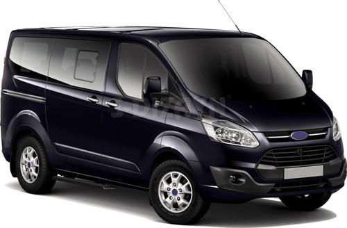 Ford Tourneo Uyumlu Custom Krom Kapı Kolu 4 Kapı 9 Parça 2012 Üzeri