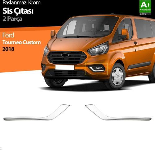 Ford Tourneo Uyumlu Custom Krom Sis Çıtası 2 Parça 2018 Üzeri