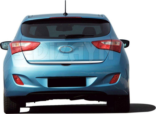 Hyundai İ30 Uyumlu Krom Bagaj Alt Çıta 2012 Üzeri