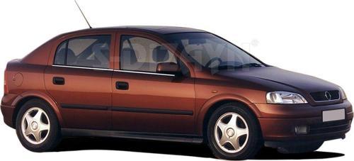 Opel Astra Uyumlu G Krom Cam Çıtası 4 Parça 1998-2009