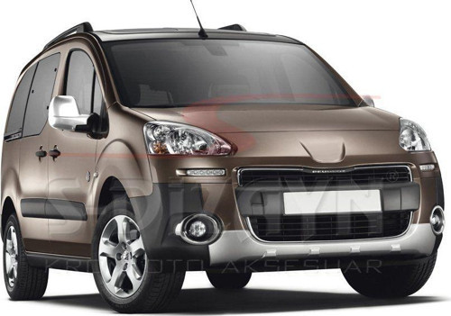 S-Dizayn Peugeot Partner Tepee Abs Krom Ayna Kapağı 2 Prç 2008-2011