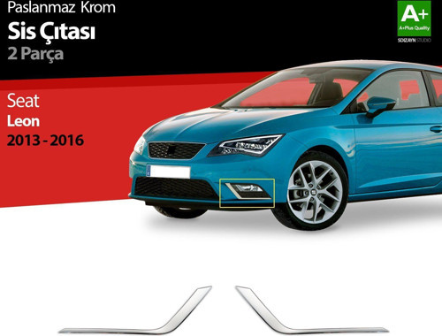 Seat Leon Uyumlu Krom Sis Farı Çerçevesi 2 Parça. 2013-2016