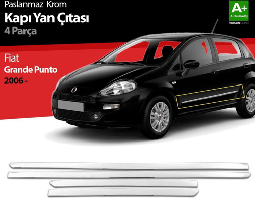 Punto Krom Uyumlu Kapı Yan Çıtası 2006 Üzeri