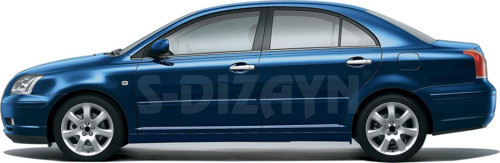 Toyota Avensis Uyumlu Krom Kapı Kolu 4 Kapı 2003-2008