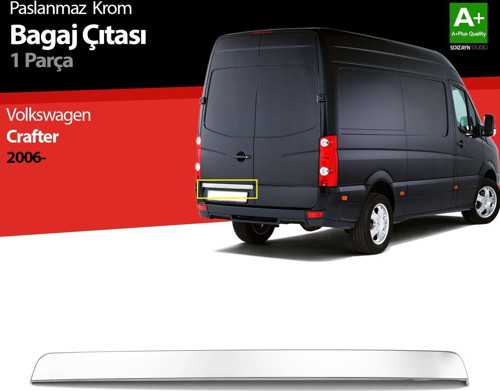 Volkswagen Crafter Uyumlu Krom Bagaj Çıtası 2006 Üzeri
