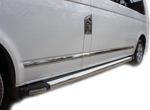 Volkswagen Transporter Uyumlu T5 Yan Kapı Çıtası 7 Parça Çelik(Uzun Ş) 2003-2010