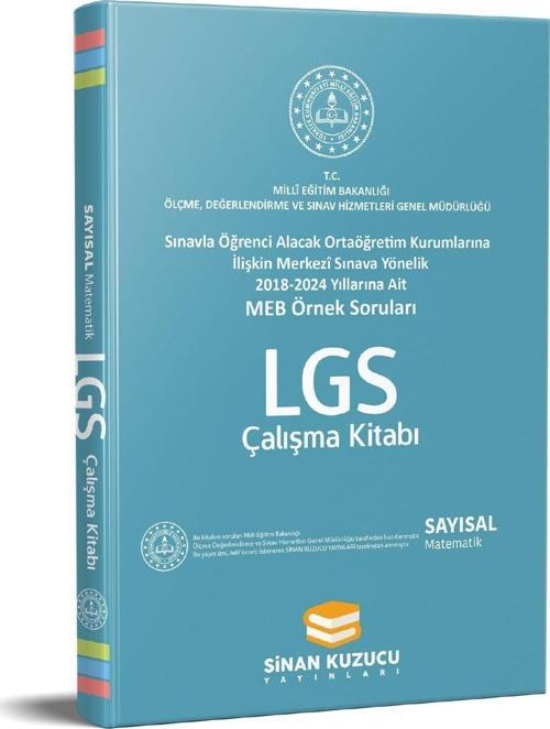 meb örnek soruları lgs sayısal(matematik) çalışma kitabı - sinan kuzucu