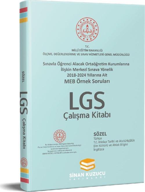 meb örnek soruları lgs sözel çalışma kitabı - sinan kuzucu