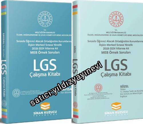 meb örnek soruları lgs sözel ve sayısal(fen bilimleri) çalışma kitabı - sinan kuzucu