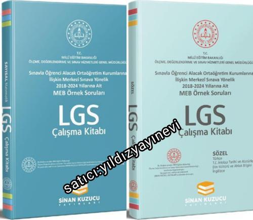 meb örnek soruları lgs sözel ve sayısal(matematik) çalışma kitabı - sinan kuzucu