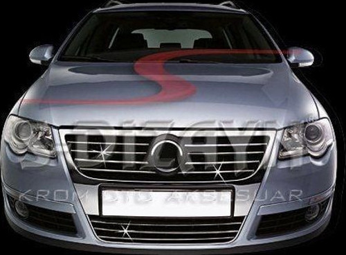 Volkswagen Passat Uyumlu B6 Krom Ön Panjur 8 Parça 2005-2011