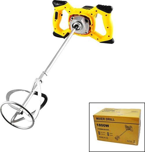 MIXER DRILL ZY-120 HARÇ - BOYA KARIŞTIRICI MİKSER MATKAP 120MM - 1800W (2818)
