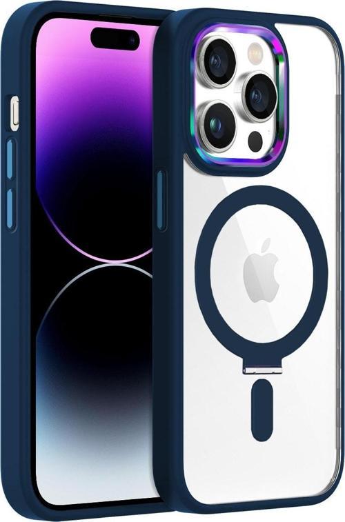 Buff Iphone 14 Pro Max Uyumlu Bumpermag Kılıf Deep Mavi