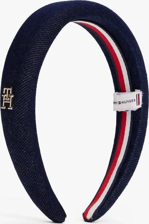 Kadın Şık TH Monogram Kot Kafa Bandı