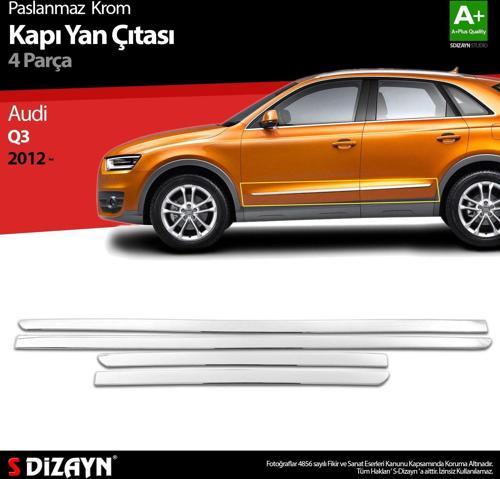 Audi Q3 Uyumlu Krom Kapı Yan Çıtası 2012 Üzeri