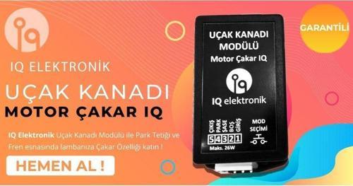 İq Uçak Uyumlu Kanadı Motor Çakar & F1 Çakar Tek Modül 2İn1
