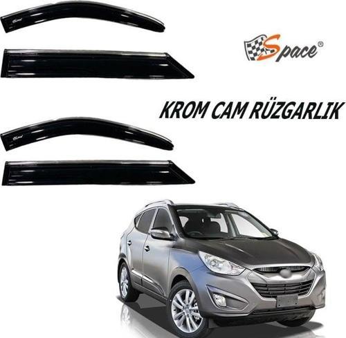 Krom Cam Rüzgarlığı Hyundai Ix35 2010-2017/ Caru412