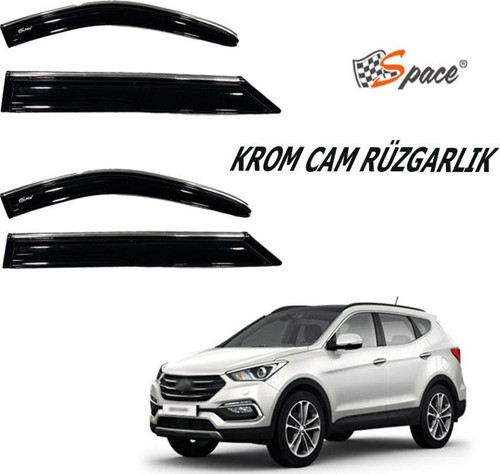 Krom Cam Rüzgarlığı Hyundai Ix35 2018-2021 / Caru414