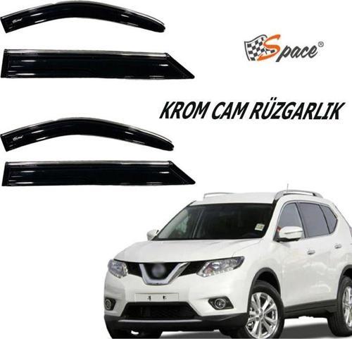Krom Cam Rüzgarlığı Nissan X-Trail 2014-2020 / Caru402