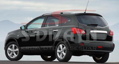 Nissan Qashqai Uyumlu 2 Krom Cam Çıtası 4 Parça 2010-2014
