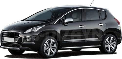 Peugeot 3008 Uyumlu Krom Kapı Kolu 4 Kapı 2010-2016