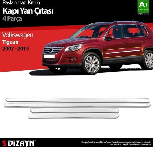 Volkswagen Tiguan Uyumlu Krom Kapı Yan Çıtası 2007-2015