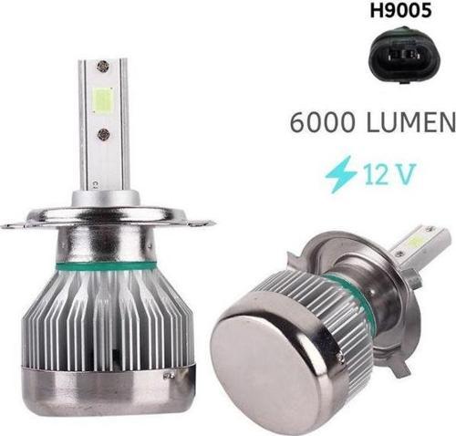 Led Far Ampulü 9005-3500Lmx2-30W-12V Buz Mavisi / Laam703